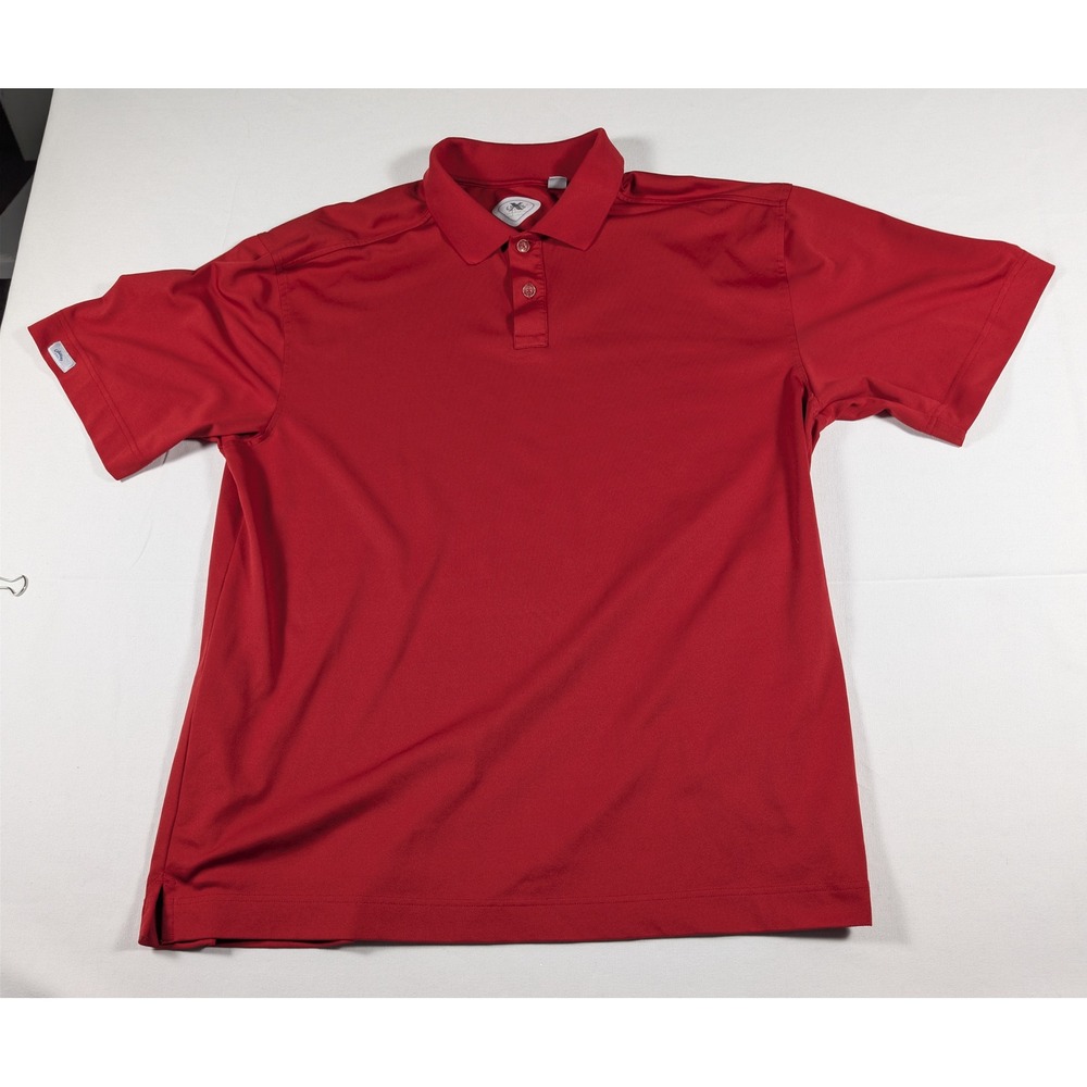 Callaway Golf Polo Shirt Mens XXL Red Short Sleeve Performance Stretch RN 78069